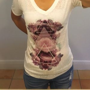 Tokyo Darling White Graphic Shirt Top